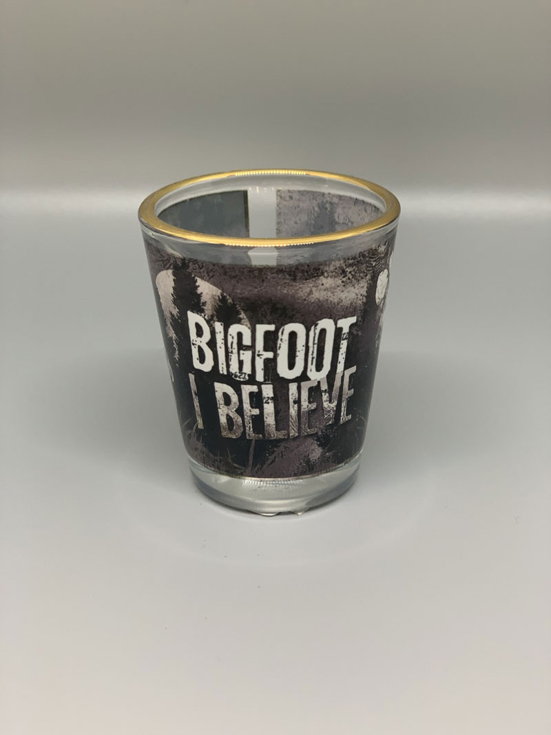 Bigfoot I Believe Shot Glass